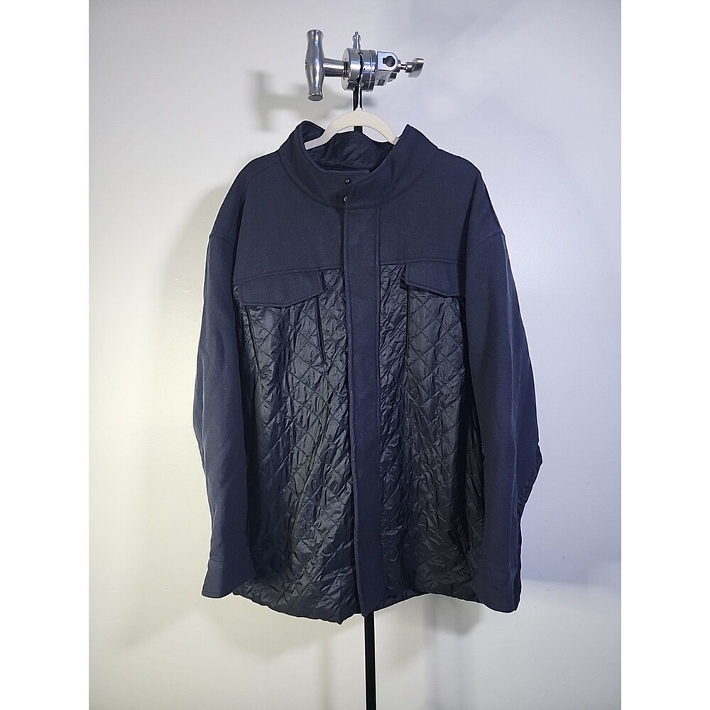 Michael Kors Quilted Mixed Media Men's Winter Jacket Size 3XL